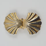 Gold Tone Shell Belt Buckle