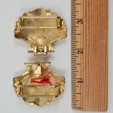 Gold Tone Shell Belt Buckle