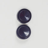 Navy Blue Plastic Shank Buttons - Set of 2