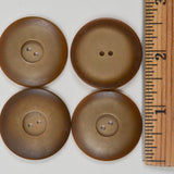 Brown Round Buttons - Set of 4