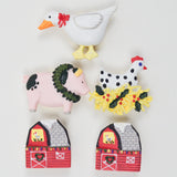 Farm Button Covers - Set of 5