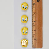 Tweety Bird Button Covers - Set of 4