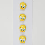 Tweety Bird Button Covers - Set of 4