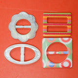 Groovy Buckles - Set of 4