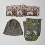 Beaded Trim, Purse Panels + Mini Bucket Bag