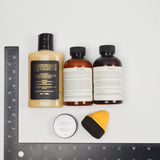 Assorted Leather Cleaners + Conditioners with Sponge
