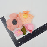 Pink Felt Flower Bundle