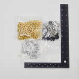 Silver + Gold Assorted Large Eyelets + Setting Tool Kit