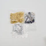 Silver + Gold Assorted Large Eyelets + Setting Tool Kit