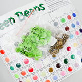 Colorful Plastic KAM Snaps + Snap Sample Card