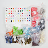 Colorful Plastic KAM Snaps + Snap Sample Card
