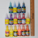 Iridescent 3D Fabric Paint - 16 Tubes