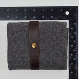 Twig & Horn Gray Wool Interchangeable Knitting Needle + Notion Case