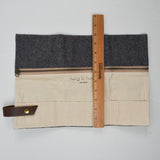 Twig & Horn Gray Wool Interchangeable Knitting Needle + Notion Case