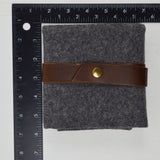 Twig & Horn Gray Wool Interchangeable Knitting Needle + Notion Case