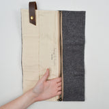 Twig & Horn Gray Wool Interchangeable Knitting Needle + Notion Case