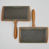 Clemes & Clemes Curved Back Hand Carding Brushes - Set of 2