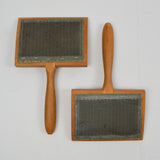Clemes & Clemes Student Curved Back Cotton Carding Brushes - Set of 2