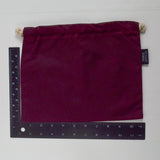 Maroon Fringe Supply Co Drawstring Waxed Canvas Stash Bag
