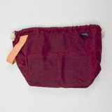 Maroon Fringe Supply Co Drawstring Waxed Canvas Field Bag