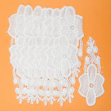 White Floral Lace Appliqués