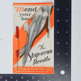 Vintage Stop-A-Run Hose Mending Needle