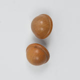 Wooden Dome Buttons - Set of 2