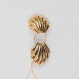 Gold Shell Buttons - Set of 2
