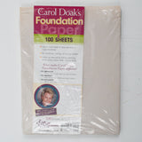 Carol Doaks Foundation Paper - 100 Sheets - 8.5" x 11"