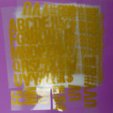 Gold Glittery Iron-On Letters