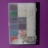 Tiny Solid-Color Needlepoint Squares with Extra Plastic Canvas