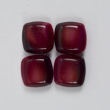 Maroon Rounded Square Buttons - Set of 4