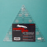 Creative Grids 60 Degree Triangle Non-Slip Quilt Ruler