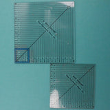 Clear That Patchwork Place Bias Square Rulers - Set of 2