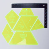 Missouri Star Clear Plastic Diamond + Triangle Quilt Templates