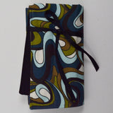 Green, Blue + Brown Signature Needle Arts Knitting Needle Organizing Roll
