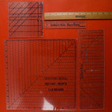 Quilter's Rule Textured Clear Ruler Bundle