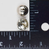 Faceted Glass Shank Buttons - Set of 2