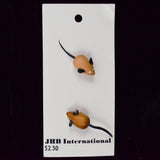 Wooden Mouse Buttons - Set of 2