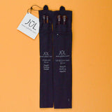 Jūl Silver Straight Wooden Knitting Needles - Size US 6 + US 10.5
