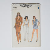 Vintage Vogue 8216 Misses' Jumpsuit Sewing Pattern Size 12 Default Title
