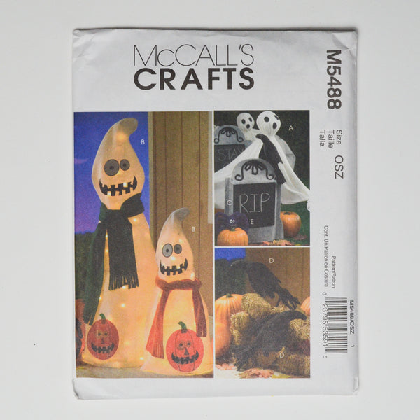 McCall's Crafts M5488 Halloween Decoration Sewing Pattern One Size Default Title