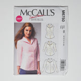 McCall's M6750 Misses' Shirts Sewing Pattern Size B5 (8-16) Default Title
