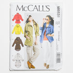 McCall's M6531Jacket Sewing Pattern Size Y (XS-M)