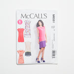 McCall's M6551 Dress + Belt Sewing Pattern Size Y (XS-M)