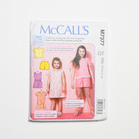 McCall's M7377 Childrens Pajamas Sewing Pattern Size CHJ (7-14)