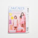 McCall's M7377 Childrens Pajamas Sewing Pattern Size CHJ (7-14)