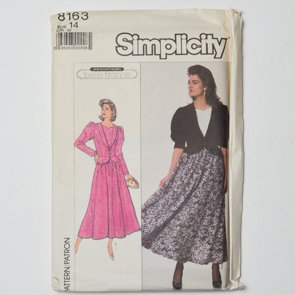 Simplicity 8163 Dress Sewing Pattern - Size 14