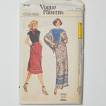 Vogue Patterns 9733 T-Shirt, Skirt, + Scarf Sewing Pattern Size 12
