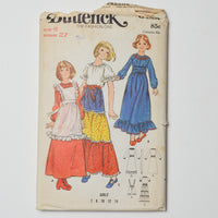 Butterick 6420 Girls' Dress + Pinafore Sewing Pattern - Size 8